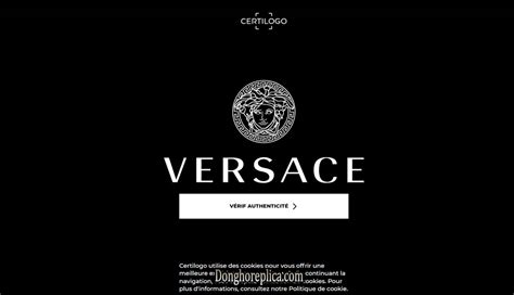 versace check code|Versace certilogo code.